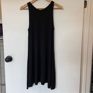 Wilfred Free Aritiza Black Flowy Tank Dress Mini Size Small